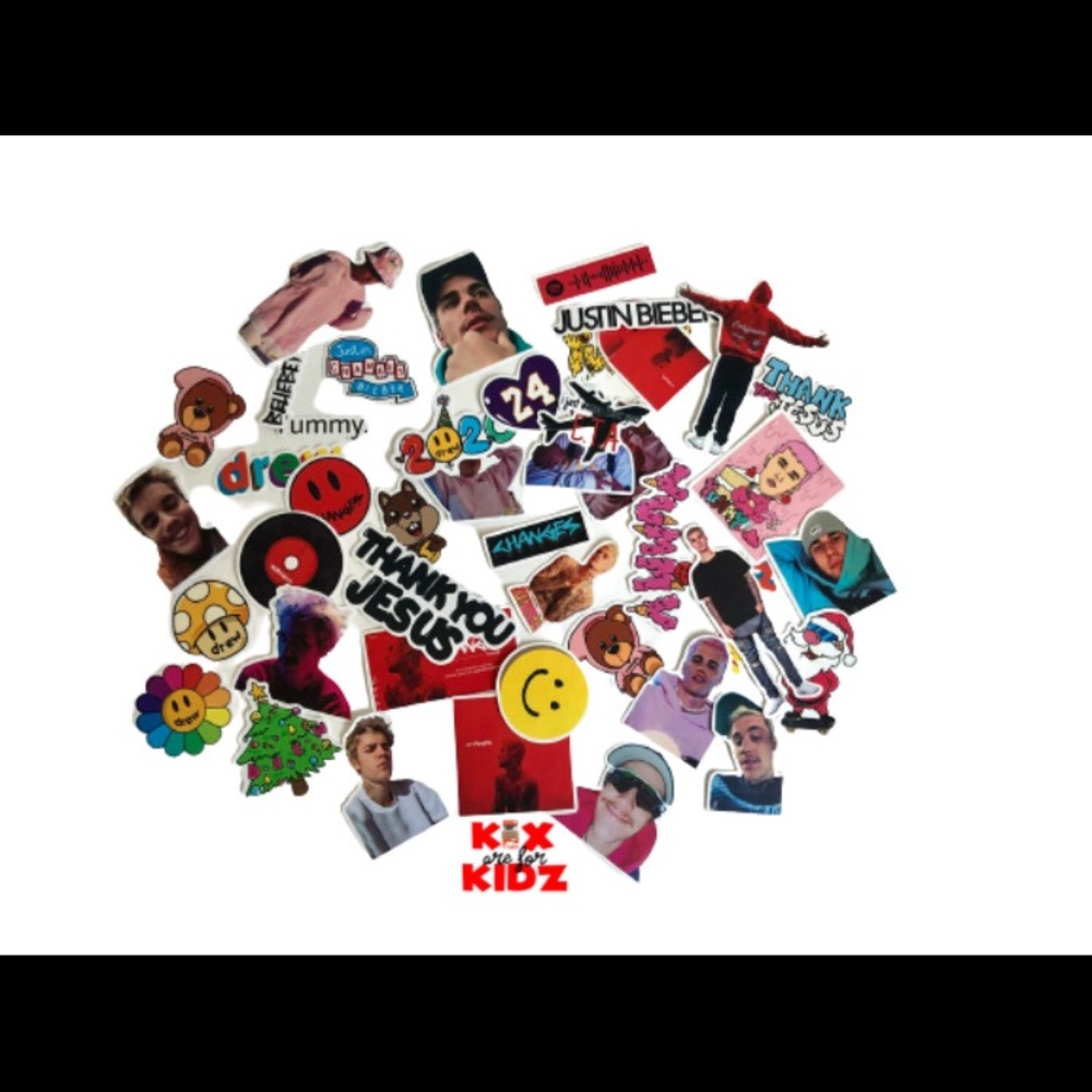 Justin Bieber Drew Album Stickers